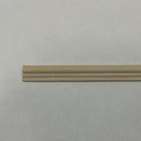 Dollhouse Wainscot Beadboard Rail 1:12 Scale Unpainted Miniature Dado Rail 17.5 inch long