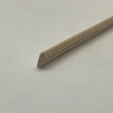 Dollhouse Wainscot Beadboard Rail 1:12 Scale Unpainted Miniature Dado Rail Picture Rail 17.5 inch long