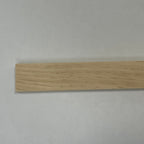 Poutres et colonnes en bois plat miniature pour maison de poupée, 1 x 1/2 pouce, 17-11/16 pouces de longueur