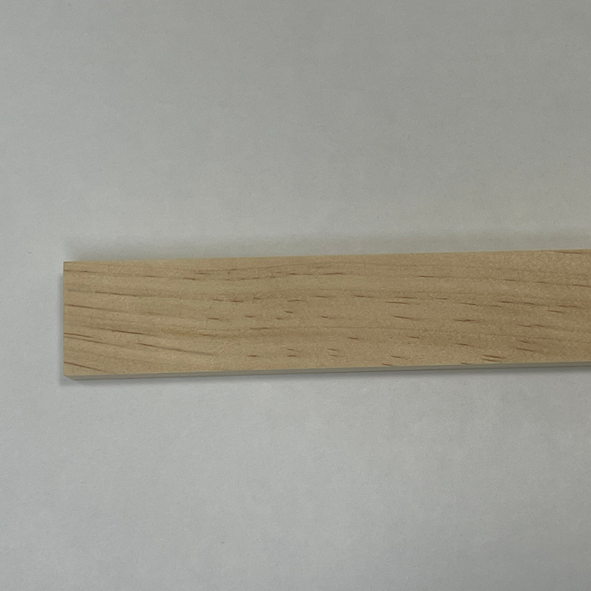Miniature Flat Wood Timber for Dollhouse Columns and Beams, 1 x 1/2 inch, 17-11/16 inch long
