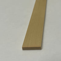 2 x Wood Strips Dollhouse Miniature Door Trim Baseboard Set of 2 , 3/4" x 1/8" x 12" long