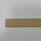 Listones planos de madera en miniatura para molduras y estantes de casa de muñecas, set de 2, 3/4 x 1/8 inch, 12 inch de largo