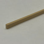 Baguettes en bois miniatures pour finitions et encadrements de maison de poupée, lot de 4, 1/4 x 1/8 pouce, 12 pouces de long