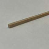 4 x Wood Strips Dollhouse Supplies Miniature Door Trim Baseboard Set of 4 , 1/8" x 1/8" x 12" long
