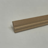 Dollhouse Supplies Unpainted Baseboard Molding , Miniature Skirting Board , Miniature Wall Panel Molding 18 Inch Long