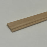 Dollhouse Supplies Unpainted Baseboard Molding , Miniature Skirting Board , Miniature Wall Panel Molding 18 Inch Long