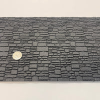 Dollhouse Stone Wall Foam Board 1:12 Scale Miniature Wall Panel Masonry Sheet 7-7/8"(H) x 15-3/4"(L)