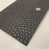Dollhouse Supplies Curved Cobblestone Paving Foam Board 1:12 Scale Miniature Wall Panel Masonry Sheet 7-7/8"(H) x 15-3/4"(L)