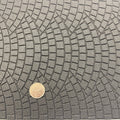 1:12 Scale Fan Pattern Cobblestone Paving Foam Board, 15-3/4 x 7-7/8 inch, DIY Dollhouse Supply