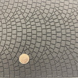 Dollhouse Supplies Curved Cobblestone Paving Foam Board 1:12 Scale Miniature Wall Panel Masonry Sheet 7-7/8"(H) x 15-3/4"(L)