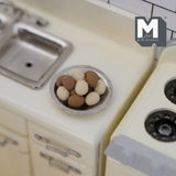 Miniature Fresh Eggs in Bowl 1:12 Scale Dollhouse Supplies Food Eggs - E034