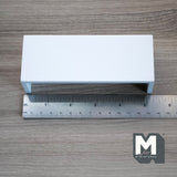 Dollhouse Supplies Miniature White Low Table , 1:12 Scale White Dollhouse Supplies Furniture Shelf - D020