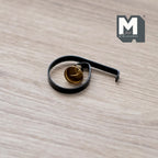 1:12 Scale Miniature Shop Bell DIY Kit, Unassembled Metal Bell and Arm, Dollhouse Hardware Supply