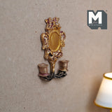 Dollhouse Cherub Wall Sconce 1:12 Scale Miniature Angels Wall Candle Light (cast resin) - C079