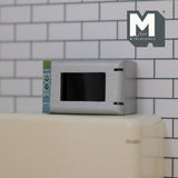 Dollhouse Supplies Miniature 1:12 scale microwave food cooker kitchen appliance 1-1/2 inch wide- C091