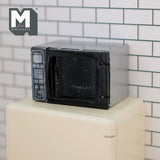 Dollhouse Supplies Microwave 1:12 Scale Miniature Kitchen Appliance Oven (black) - C091