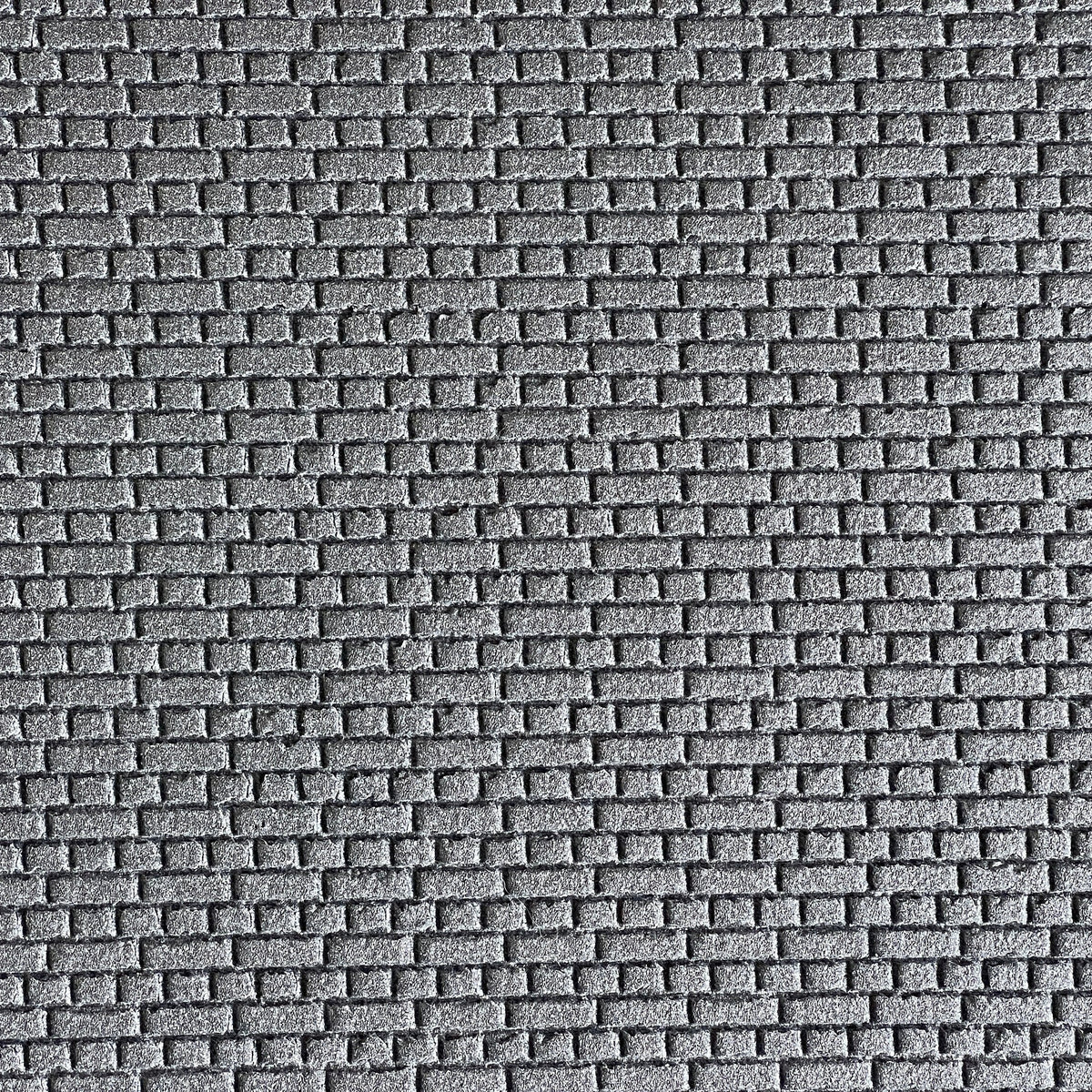 1:12 Scale English Bond Brick Wall Foam Board, 15-3/4 x 7-7/8 inch, DIY Dollhouse Supply