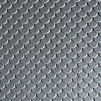 1:12 Scale Fish Scale Roof Shingle Foam Board, 15-3/4 x 7-7/8 inch, DIY Dollhouse Supply