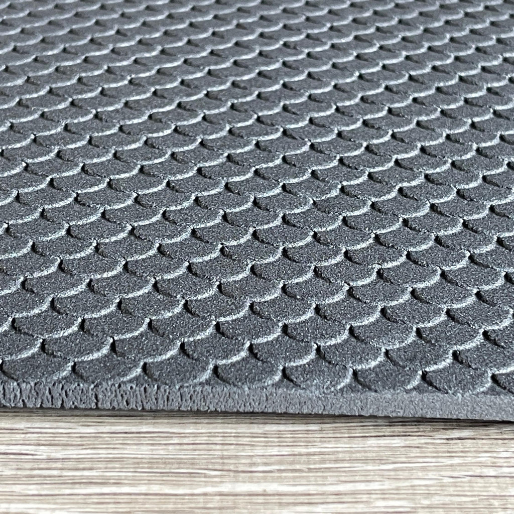 1:12 Scale Fish Scale Roof Shingle Foam Board, 15-3/4 x 7-7/8 inch, DIY Dollhouse Supply