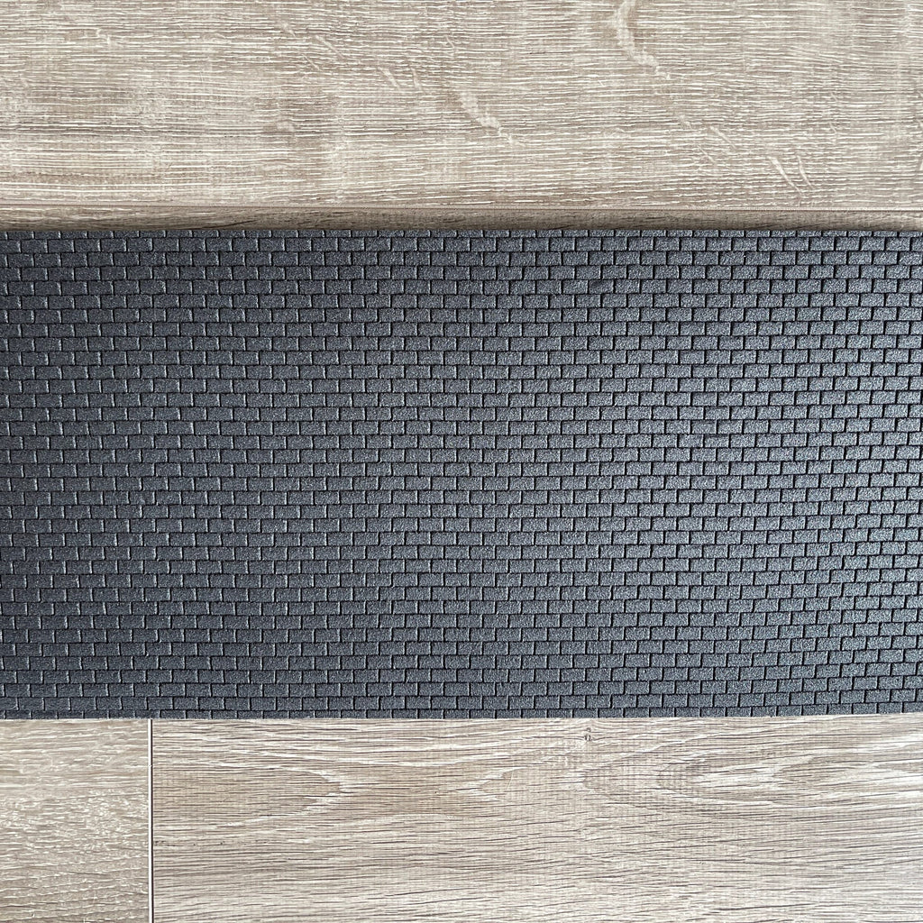 1:12 Scale Running Bond Brick Wall Foam Board, 15-3/4 x 7-7/8 inch, DIY Dollhouse Supply