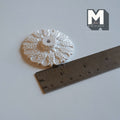 1:12 Scale Miniature Dollhouse Ceiling Rose with Center Hole, Victorian Style, 2 inch dia.