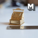 Miniature Cash Register with Removable Cash Drawer 1:12 Scale Dollhouse Supplies Old Style Cash Till - C093