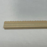 Dollhouse Unfinished Rood Ridge Molding Roof Moulding 22 Inch Long