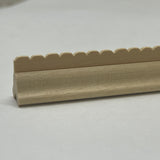 Dollhouse Unfinished Rood Ridge Molding Roof Moulding 22 Inch Long