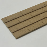 Dollhouse Roof Tile Sheet 1:12 Scale Miniature MDF Tile 14 inch long