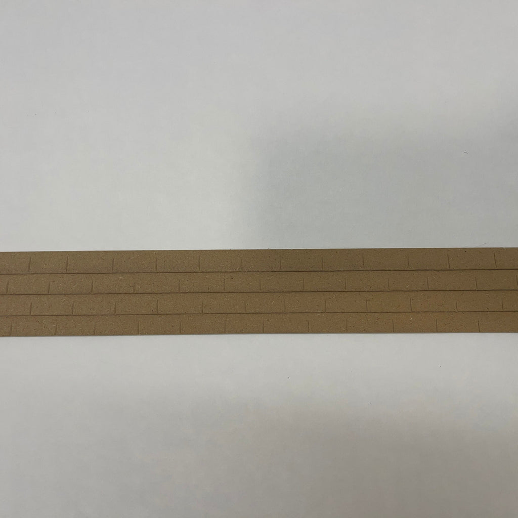 1:12 Scale Miniature Square Roof Tile Strip, 14-1/16 inch long, DIY Dollhouse Supply
