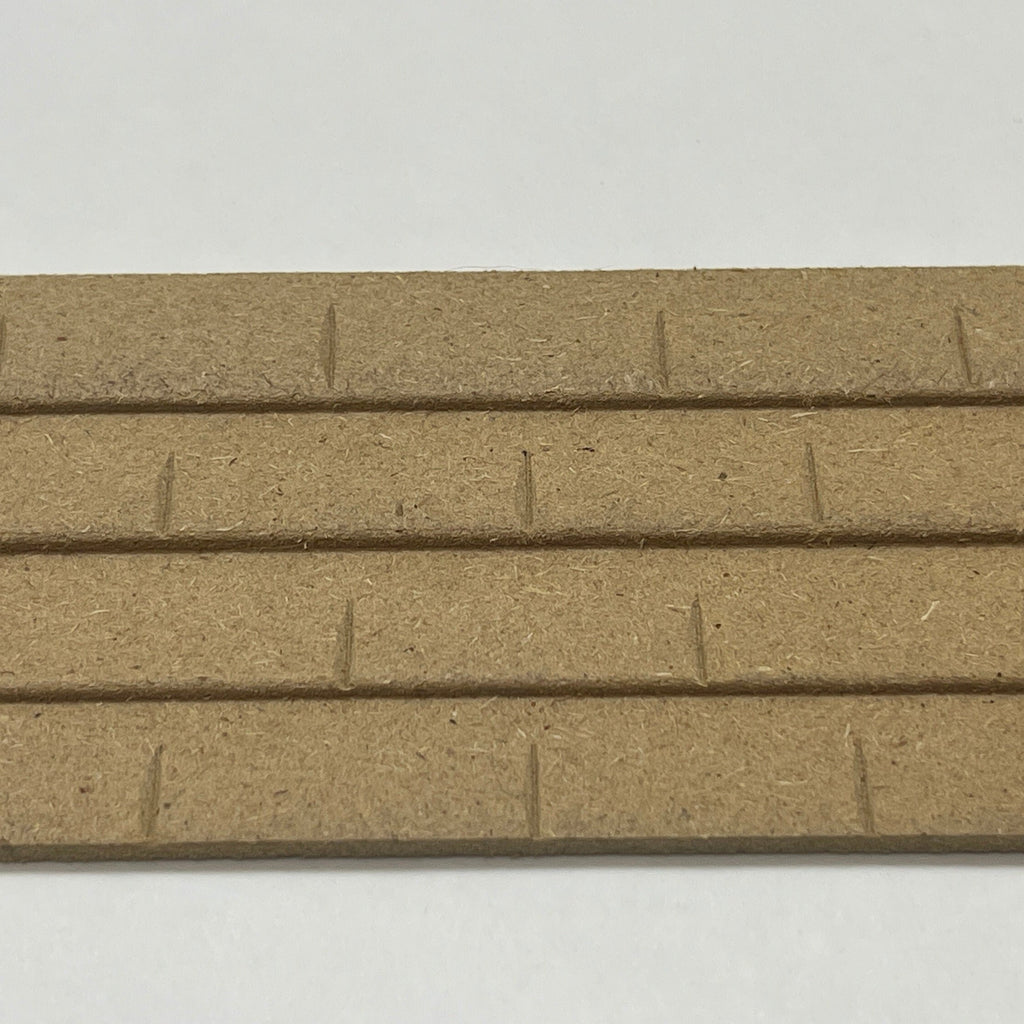 1:12 Scale Miniature Square Roof Tile Strip, 14-1/16 inch long, DIY Dollhouse Supply