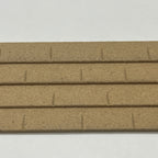 1:12 Scale Miniature Square Roof Tile Strip, 14-1/16 inch long, DIY Dollhouse Supply