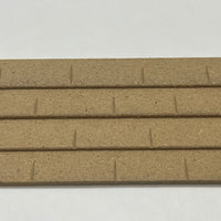 Dollhouse Roof Tile Sheet 1:12 Scale Miniature MDF Tile 14 inch long