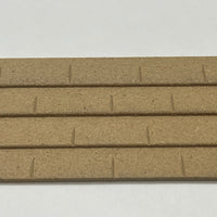 Dollhouse Roof Tile Sheet 1:12 Scale Miniature MDF Tile 14 inch long - J052