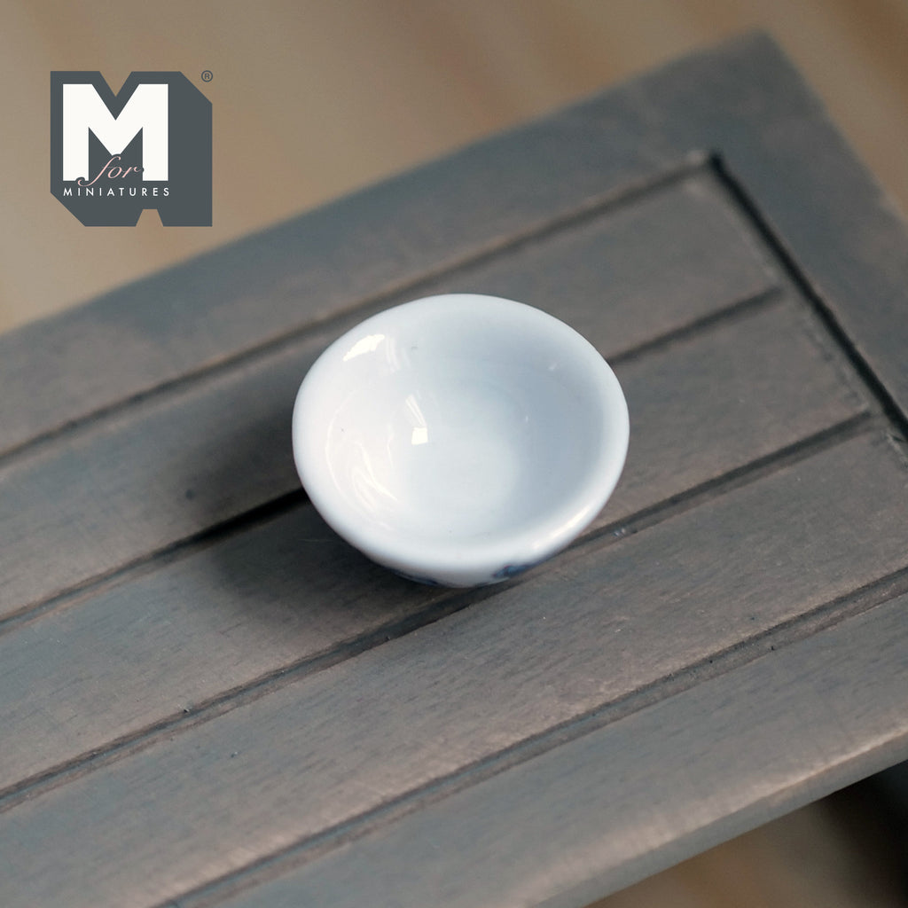 Dollhouse Supplies Miniature ceramic Bowl, EACH  2.8cm(W) x 1.5cm(H) - A030