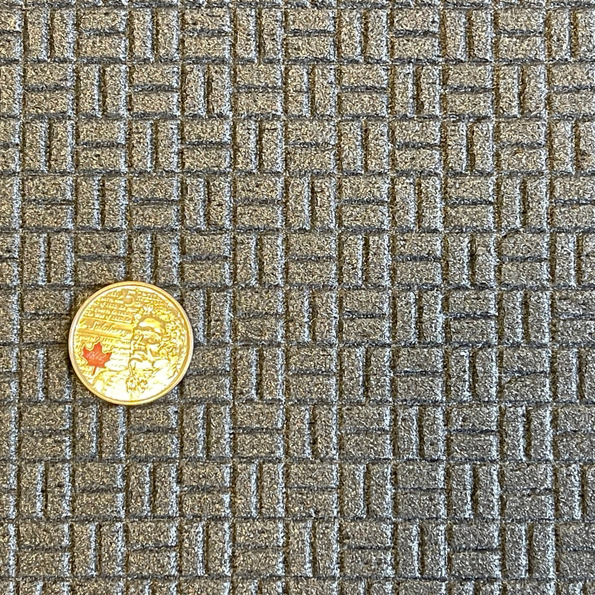 1:12 Scale Small Basketweave Brick Paving Foam Board, 15-3/4 x 7-7/8 inch, DIY Dollhouse Supply