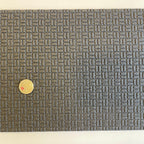 Feuille de mousse pavage briques en damier à l'échelle 1:12, 40 x 20 cm, fournitures pour maison de poupée DIY