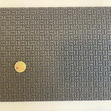 Dollhouse Supplies Basketweave Brick Floor Board Foam Board 1:12 Scale Miniature Flooring Tile Sheet 7-7/8"(H) x 15-3/4"(L)