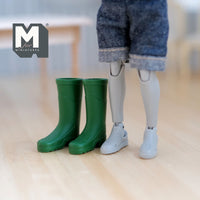 Miniature Rain Boots 1:12 Scale Apparel Green Rubber Rain Boots (plastic) - B063