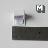 Miniature Classic CRT Computer 1:12 Scale Miniature Metal Desktop Computer (non working) - C100