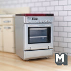 Dollhouse Induction Stove Top with Oven , 1:12 Scale Miniature Range (non-working) - K040