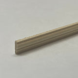 Dollhouse Supplies Wainscot Beadboard Rail 1:12 Scale Unpainted Miniature Dado Rail 17.5 inch long