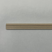 Dollhouse Wainscot Beadboard Rail 1:12 Scale Unpainted Miniature Dado Rail Picture Rail 17.5 inch long