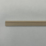 Dollhouse Supplies Wainscot Beadboard Rail 1:12 Scale Unpainted Miniature Dado Rail Picture Rail 17.5 inch long