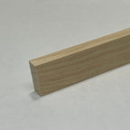 Poutres et colonnes en bois plat miniature pour maison de poupée, 1 x 1/2 pouce, 17-11/16 pouces de longueur