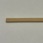 Baguettes en bois miniatures pour finitions et encadrements de maison de poupée, lot de 4, 1/4 x 1/8 pouce, 12 pouces de long