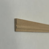 Dollhouse Supplies Unpainted Baseboard Molding , Miniature Skirting Board , Miniature Wall Panel Molding 18 Inch Long