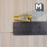 Miniature Brass lamp Lantern 1:12 Scale Dollhouse Supplies Outdoor Lighting Fixture (non functional) - C085