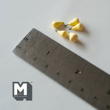Miniature Unripe Pears 1:12 Scale Dollhouse Supplies Fruit Set of 5 - E031