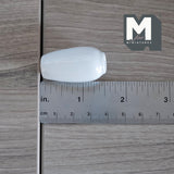 Miniature Ceramic Tall Flower Vase 1:12 Scale Dollhouse Supplies White Vase 1-1/2 inch tall - B095